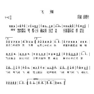 飞翔_美声唱法乐谱_词曲:孙建华 李春芳