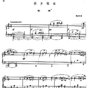 壮乡组曲 歌墟 钢琴谱 倪洪进