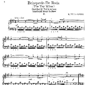 Brinquedo de Roda 钢琴谱 海托尔 维拉 罗勃斯