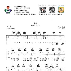 雪人 吉他谱 赵雷 赵雷 赵雷