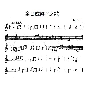 金日成将军之歌 金元钧