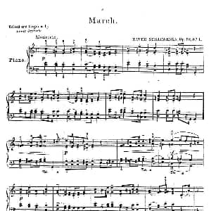 Album f the Young Op 62 钢琴谱 泽维尔 沙温卡