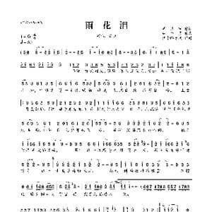 雨花泪_歌曲简谱_词曲:周洁颖 林华勇