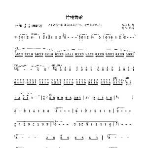 竹楼情歌_歌曲简谱_词曲: 李海鹰