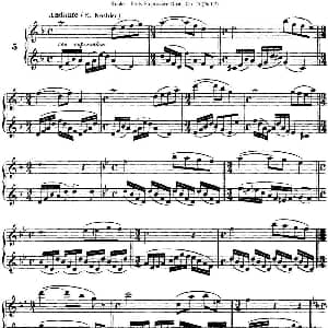 长笛曲谱 | 柯勒40首长笛提高练习曲OP.55 二重奏 NO.5 Kohler 柯勒