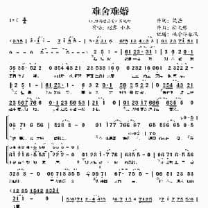 难舍难婚_歌谱投稿_词曲:梁芒 徐之彤