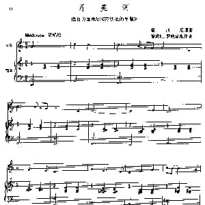 口琴谱 | 月亮河 口琴 钢琴伴奏 曼西尼原曲 徐成刚 罗晓京配伴奏