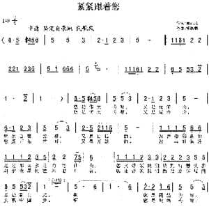 紧紧跟着您_歌谱投稿_词曲:肖正民 胡德顺
