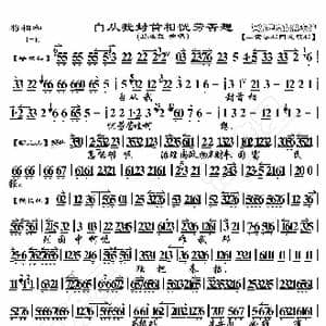 将相和 自从我封首相忧劳苦想_歌曲简谱_词曲:暂无 恒流星制谱