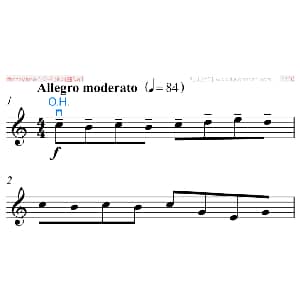 小提琴谱 | 沃尔法特练习曲No.1 小提琴 沃尔法特