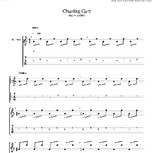 Chasing cars 吉他谱
