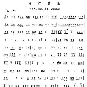 雨打芭蕉 广东音乐