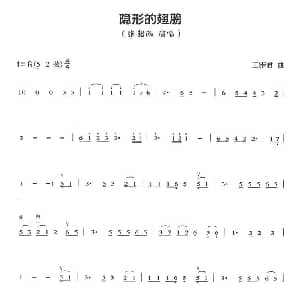 二胡谱 | 隐形的翅膀 王雅君