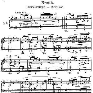 Lyric Pieces, Op.43, No.5 钢琴谱 爱德华 哈格吕普 格里格