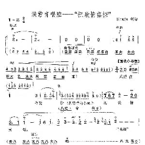 京剧谱 | 把敌情察探 红色娘子军 选段 冯志效