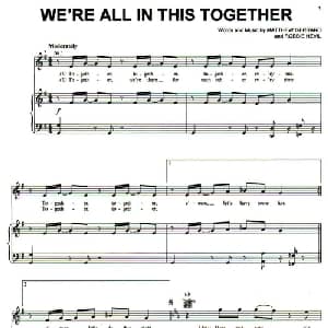 We're All in This Together 美国 _外国歌谱