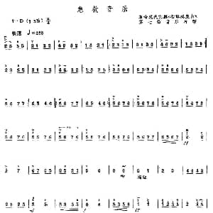 二胡谱 | 急救音乐 京剧 智取威虎山 第七场音乐片段