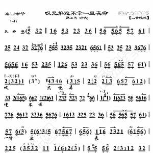 桑园寄子 叹兄弟遭不幸一旦丧命_歌曲简谱_词曲:暂无 恒流星制谱