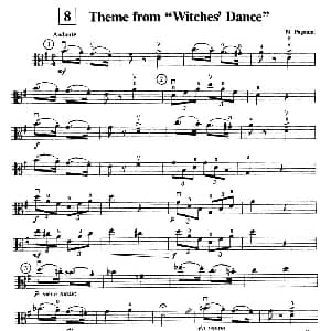 Theme From "Witches'Dance" 中提琴