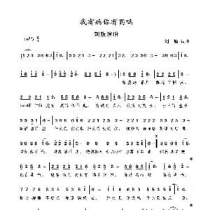 我有病你有药吗_歌谱投稿_词曲:刘旗 刘旗