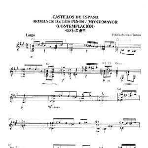 松树林浪漫曲_歌谱投稿_词曲: 费德里克 莫伦诺 托罗巴