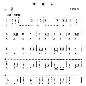 口琴谱 | 革命人 王石路
