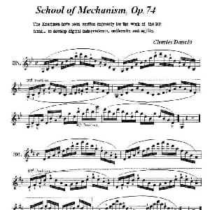 小提琴谱 | School of Mechanism, Op. 74 小提琴技巧练习35 46 丹克拉