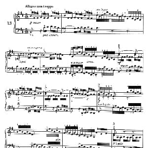 三部创意曲 No.15 钢琴谱 巴赫 巴赫