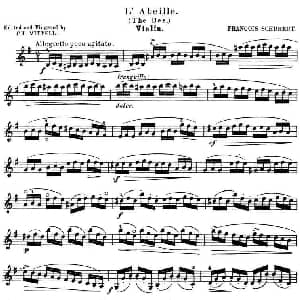 小提琴谱 | L’ A beille