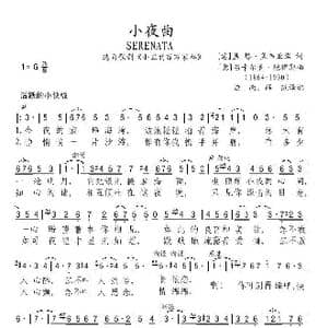 小夜曲_歌谱投稿
