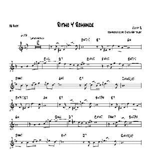 萨克斯谱 | Ritmo Y Romanc Bb Part