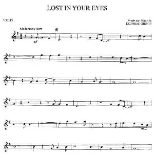 小提琴谱 | LOST IN YOUR EYES