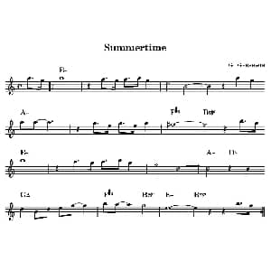 Summertime 单簧管