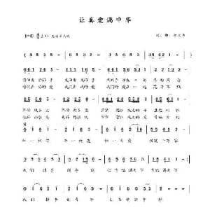 让爱满中华_歌曲简谱_词曲:郑大伟 郑大伟