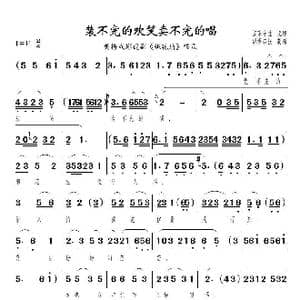 装不完的欢笑卖不完的唱_歌曲简谱_词曲:佚名 佚名