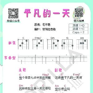 平凡的一天 毛不易_歌谱投稿