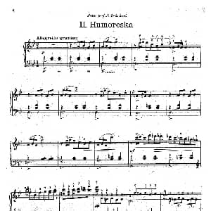 Six Piano Pieces Op.7 钢琴谱 约瑟夫 苏克