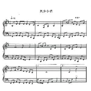 思乡小唱_歌曲简谱_词曲: 周乐生