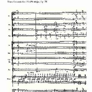 Piano Concerto No.3 in Eb Major, Op.75 Eb大调第三钢琴协奏