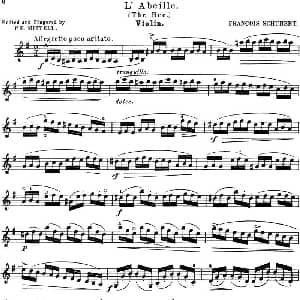 小提琴谱 | L'Abeille 舒伯特