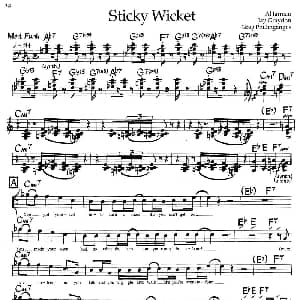 Sticky Wicket 钢琴谱