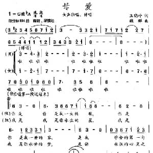 母爱_合唱歌谱_词曲:王晓岭 魏群