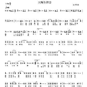 大海的梦幻_通俗唱法乐谱_词曲:农夫 农夫