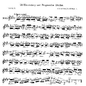 小提琴谱 | 开塞 KAYSER 36首小提琴练习曲之22