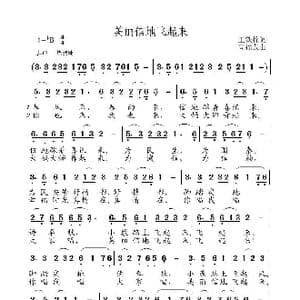 美丽信地飞起来_歌曲简谱_词曲:王铁栓 高福友