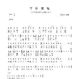 守护荣耀_歌曲简谱_词曲:安华水 安华水