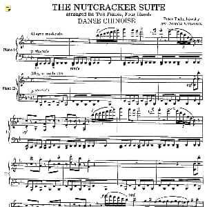 Nutcracker Op.71 芭蕾舞剧 胡桃夹子 钢琴谱 彼得 伊利奇 柴可夫斯基