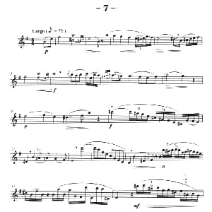 萨克斯谱 | 菲林萨克斯管练习曲 7 弗朗茨 威廉 费林原曲 李志远改编