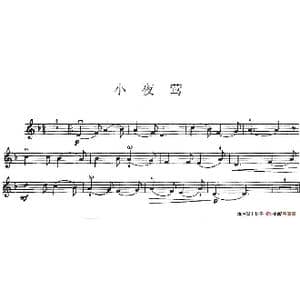 小夜莺_歌谱投稿