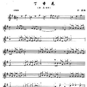 古筝谱 | 丁香花 唐磊